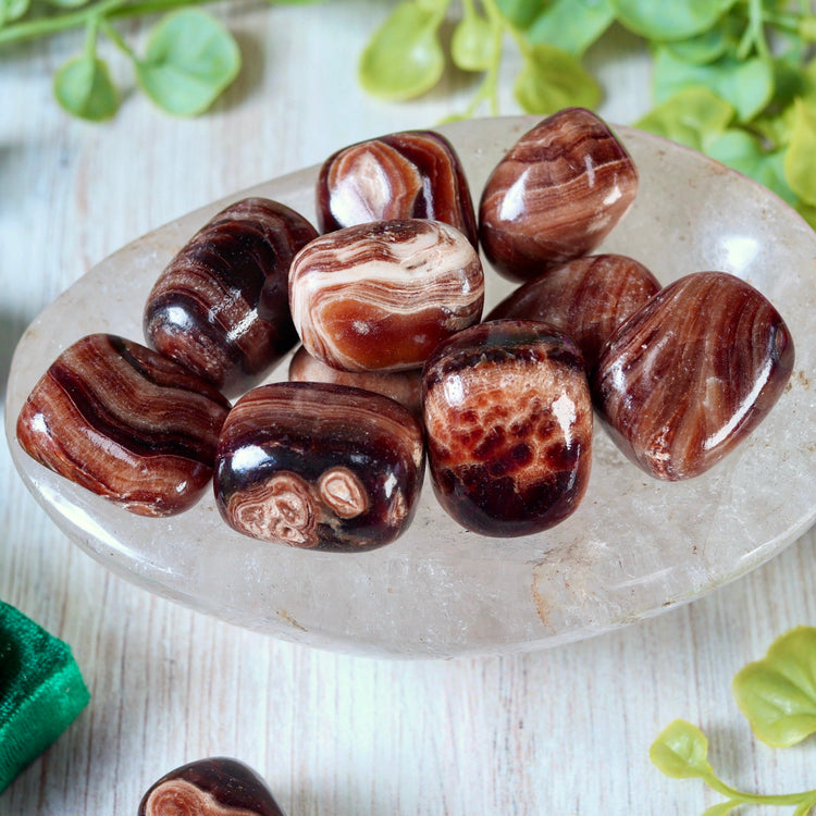 Coffee (Brown) Calcite Tumble Pocket Crystal