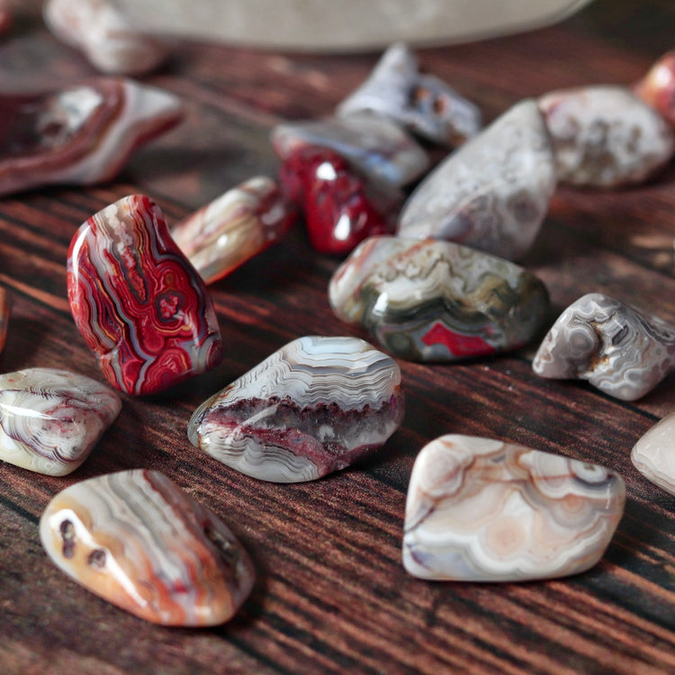 Crazy Lace Agate Tumbled Pocket Crystal