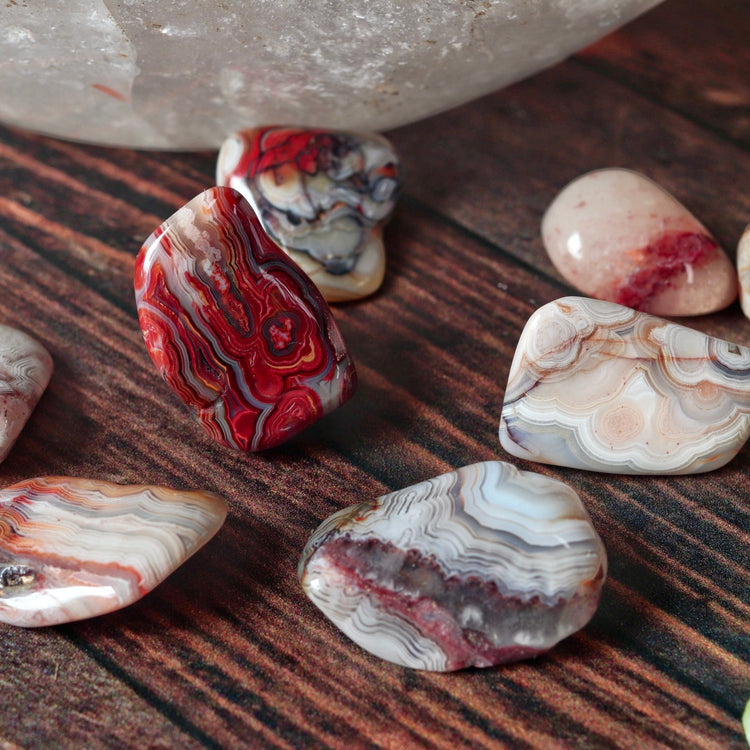 Crazy Lace Agate Tumbled Pocket Crystal