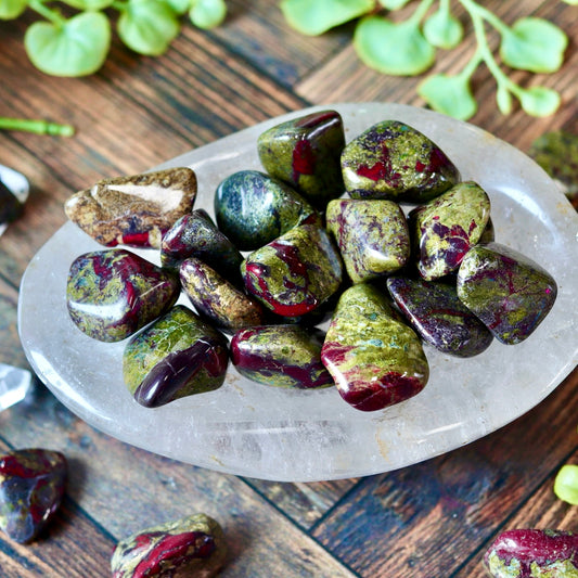 Dragons Blood Jasper Tumbled Pocket Crystal