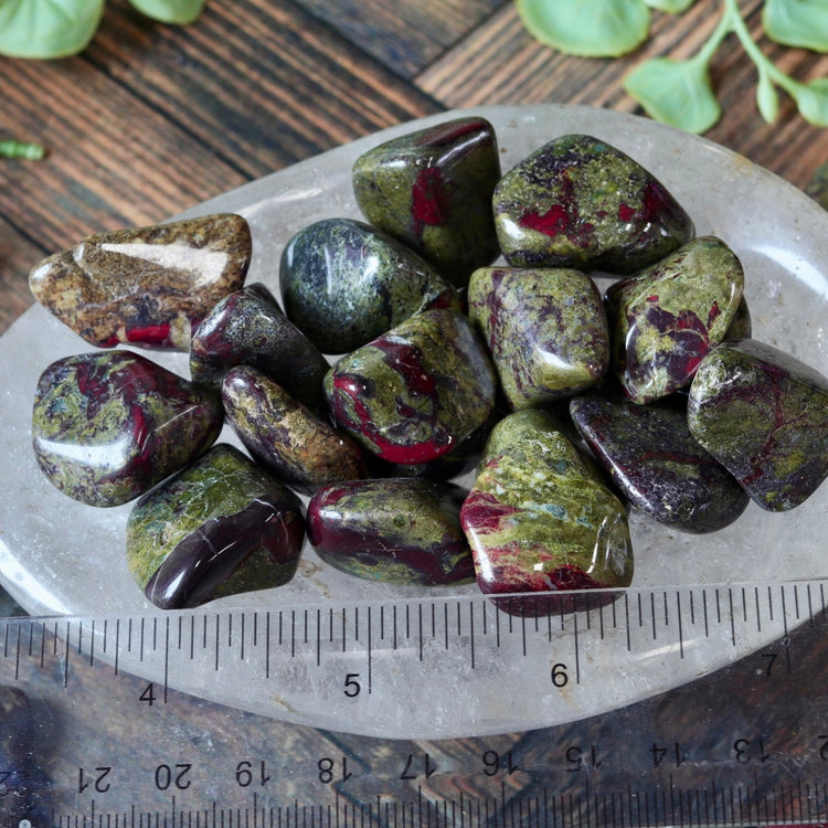 Dragons Blood Jasper Tumbled Pocket Crystal