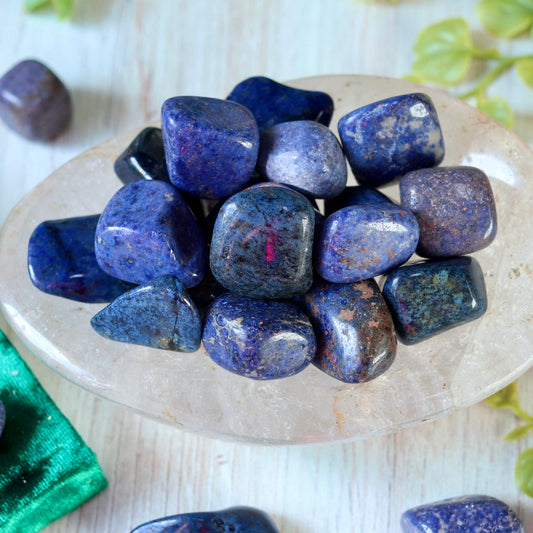Dumortierite Tumble Pocket Crystal