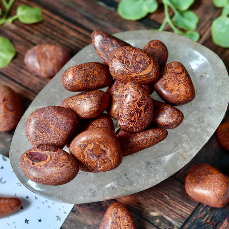 Elephant Skin Jasper Tumble Pocket Crystal