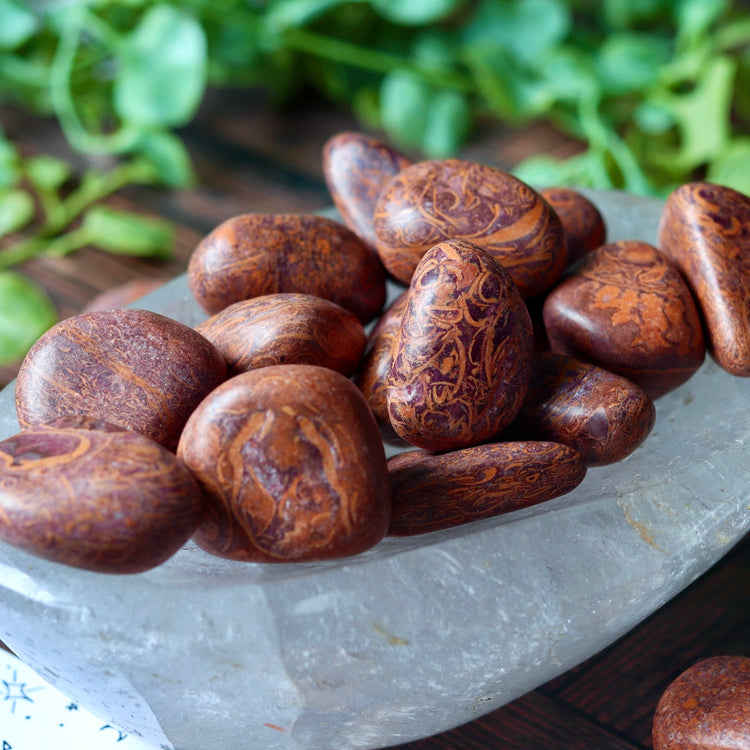 Elephant Skin Jasper Tumble Pocket Crystal