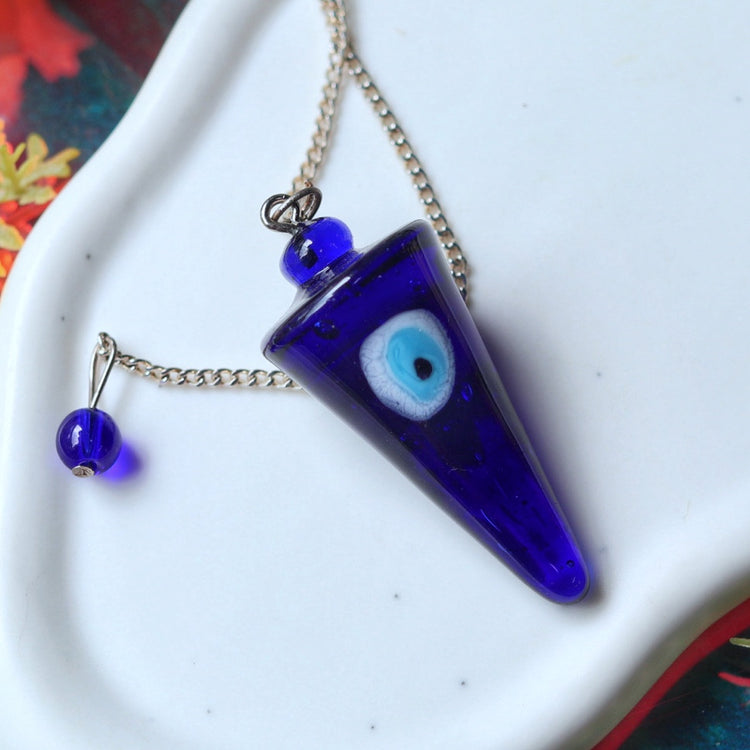 Evil Eye Glass Pendulum for Divination