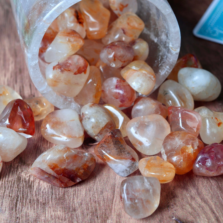 Golden Healer Quartz Tumbled Pocket Crystal