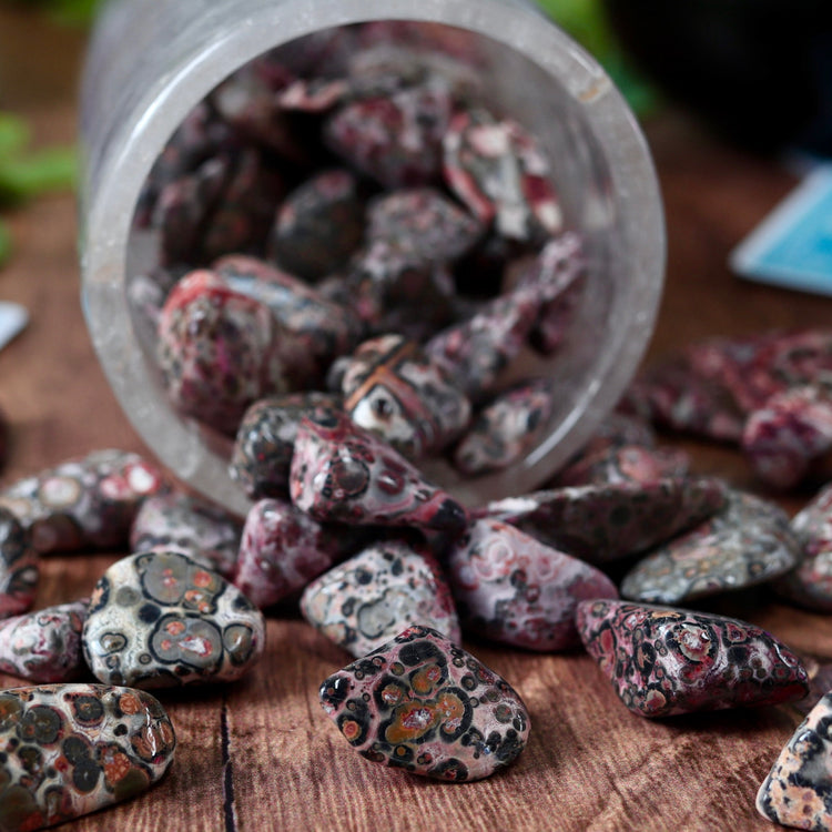 Leopard Skin Jasper Tumble Pocket Crystal