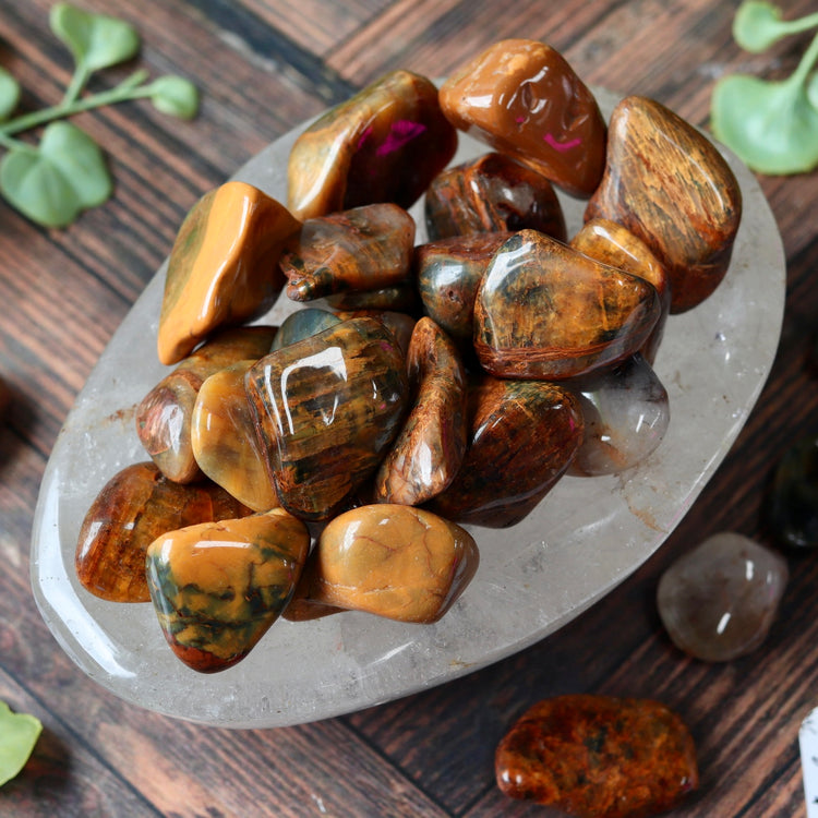 Lionskin Tumbled Pocket Crystal