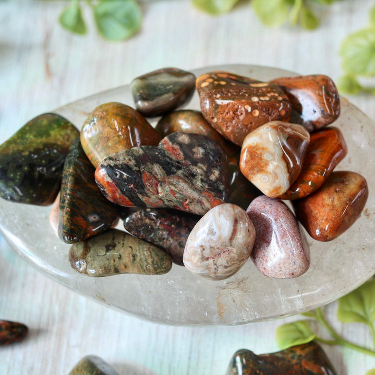 Ocean Jasper Tumble Pocket Crystal