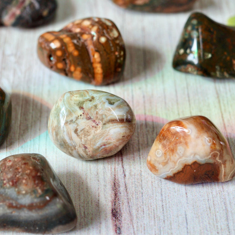 Ocean Jasper Tumble Pocket Crystal