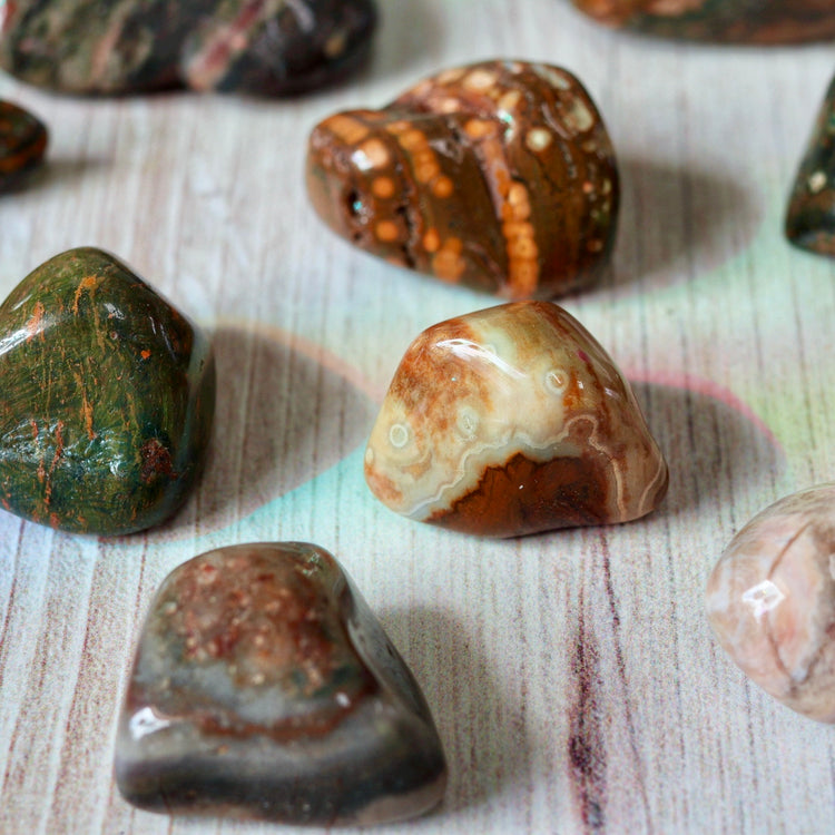 Ocean Jasper Tumble Pocket Crystal