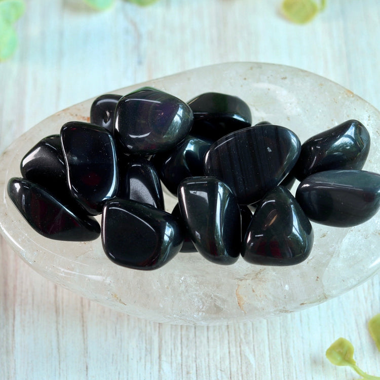 Rainbow Obsidian Tumble Pocket Crystal