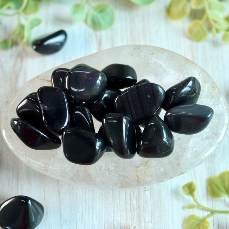 Rainbow Obsidian Tumble Pocket Crystal