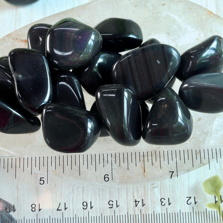 Rainbow Obsidian Tumble Pocket Crystal