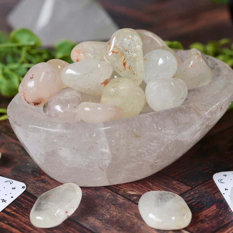 Silver Topaz Tumbled Pocket Crystal