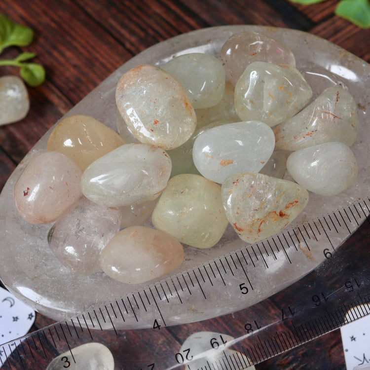 Silver Topaz Tumbled Pocket Crystal