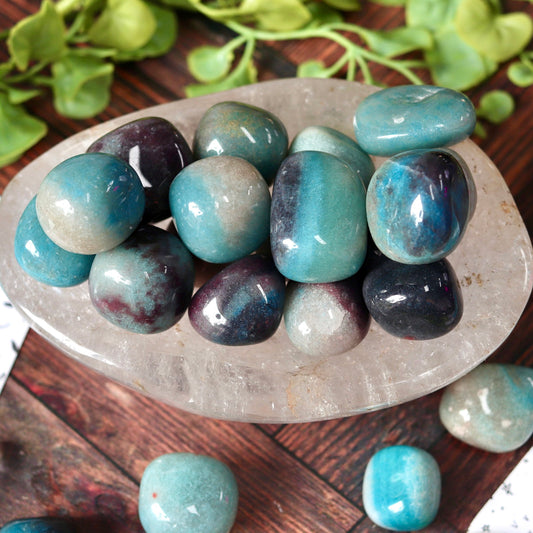 Rare Trolleite Tumbled Pocket Stones - Quantum Leap in Spiritual Growth, Healing Energy, Manifestation Crystal for Peace & Clarity
