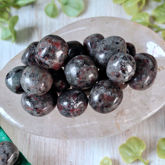 Yooperlite (Flame Stone) Tumbled Pocket Crystal