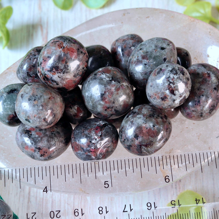 Yooperlite (Flame Stone) Tumbled Pocket Crystal